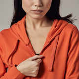 Felpa con Cappuccio e Zip