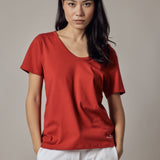 T-Shirt Scollo Profondo