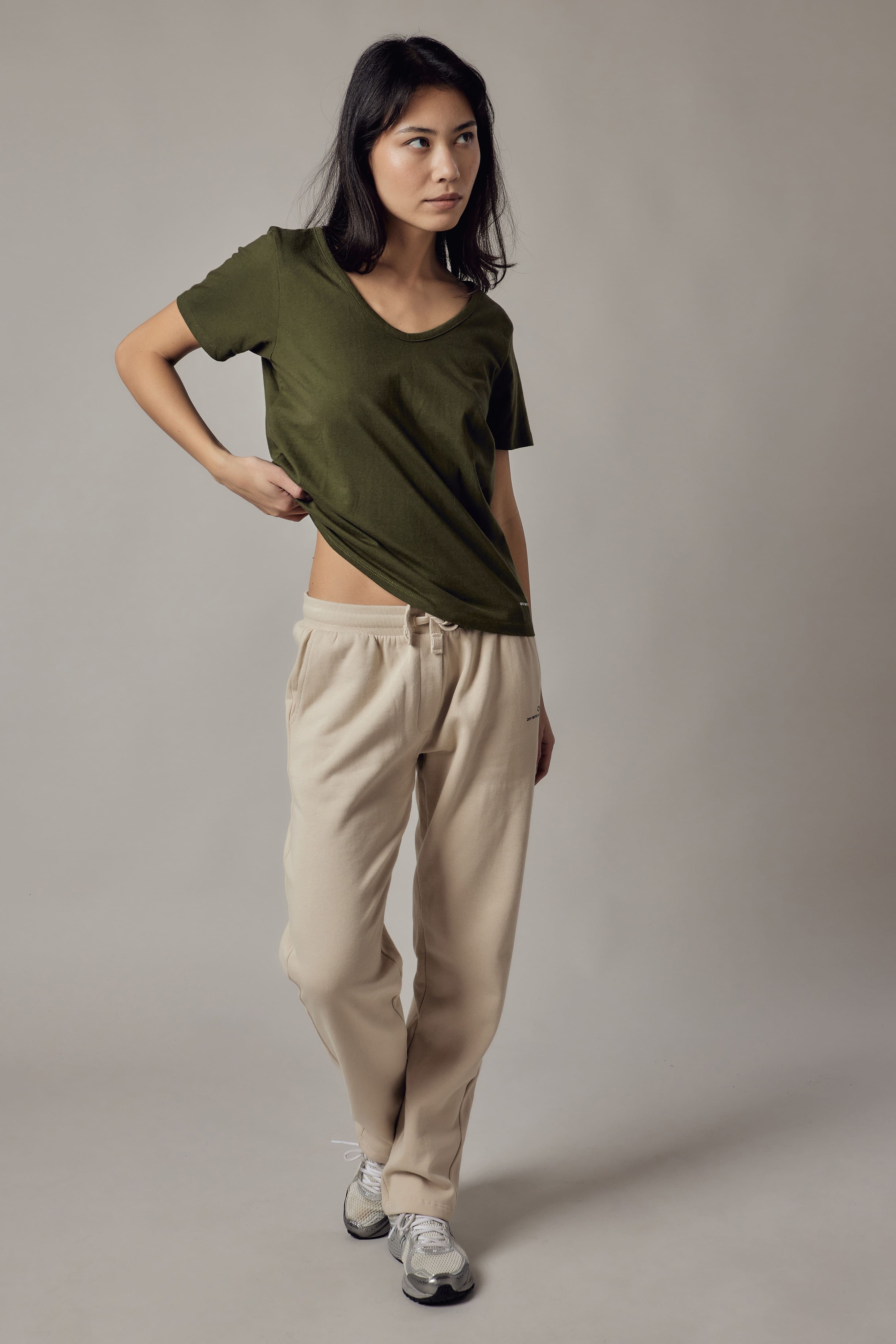 Brushed Straight Joggers