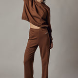 Felpa con Cappuccio in Interlock