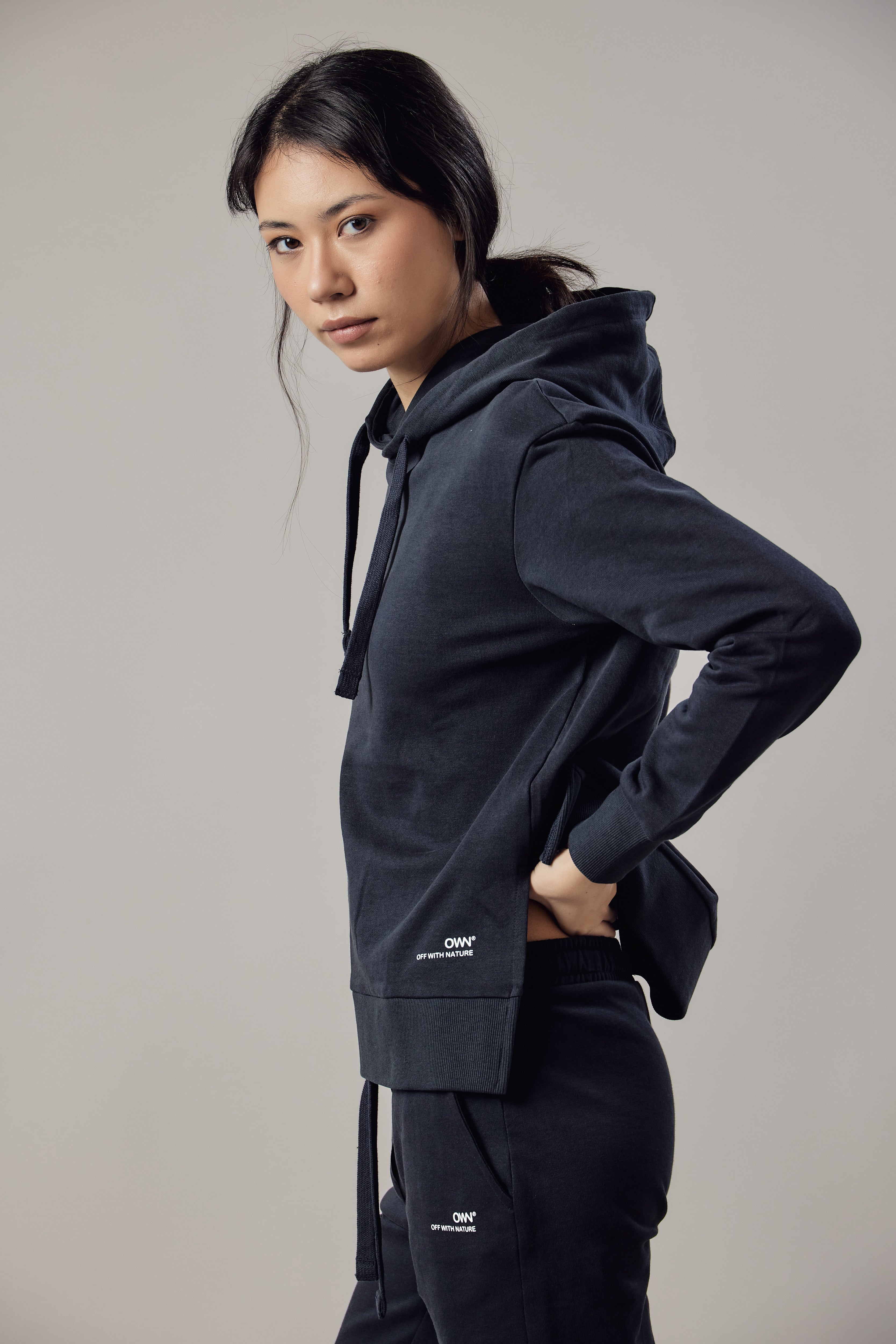 Hoodie With Side Slits
