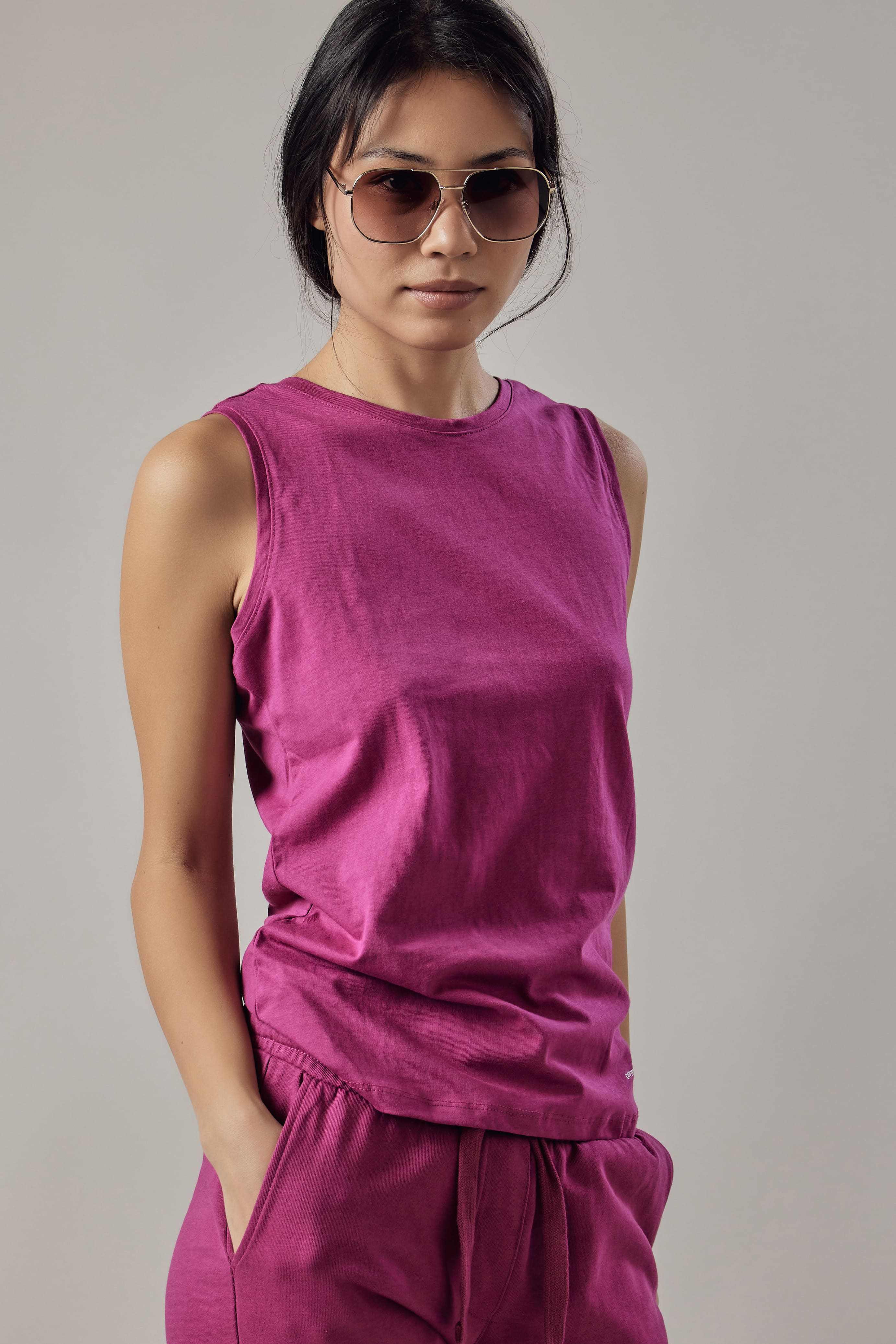 Crew Neck Tank Top