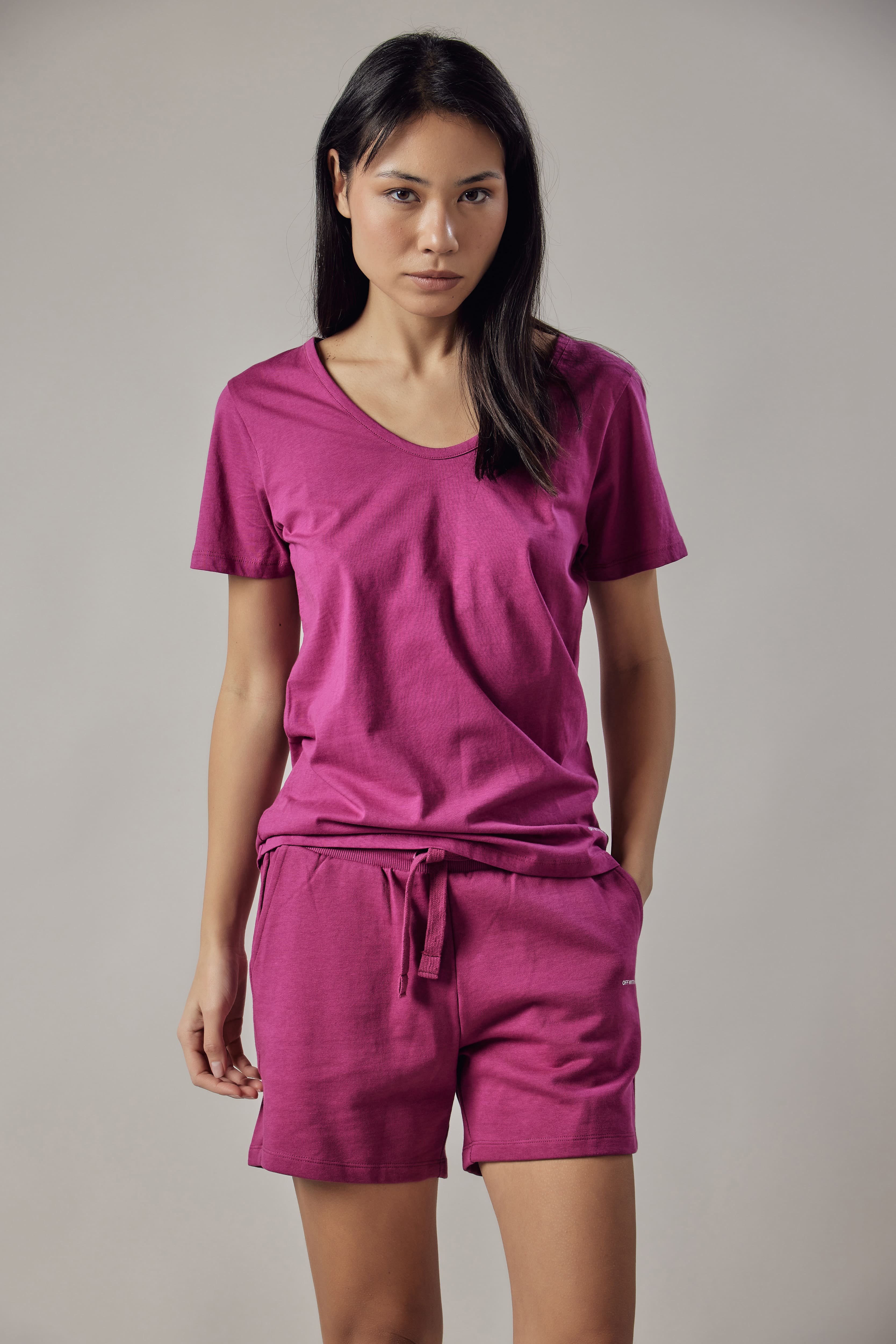 Deep V-Neck T-Shirt