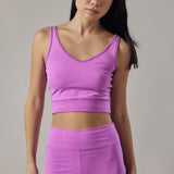 Active Set High-Waisted Leggings + V-Neck Sports Top