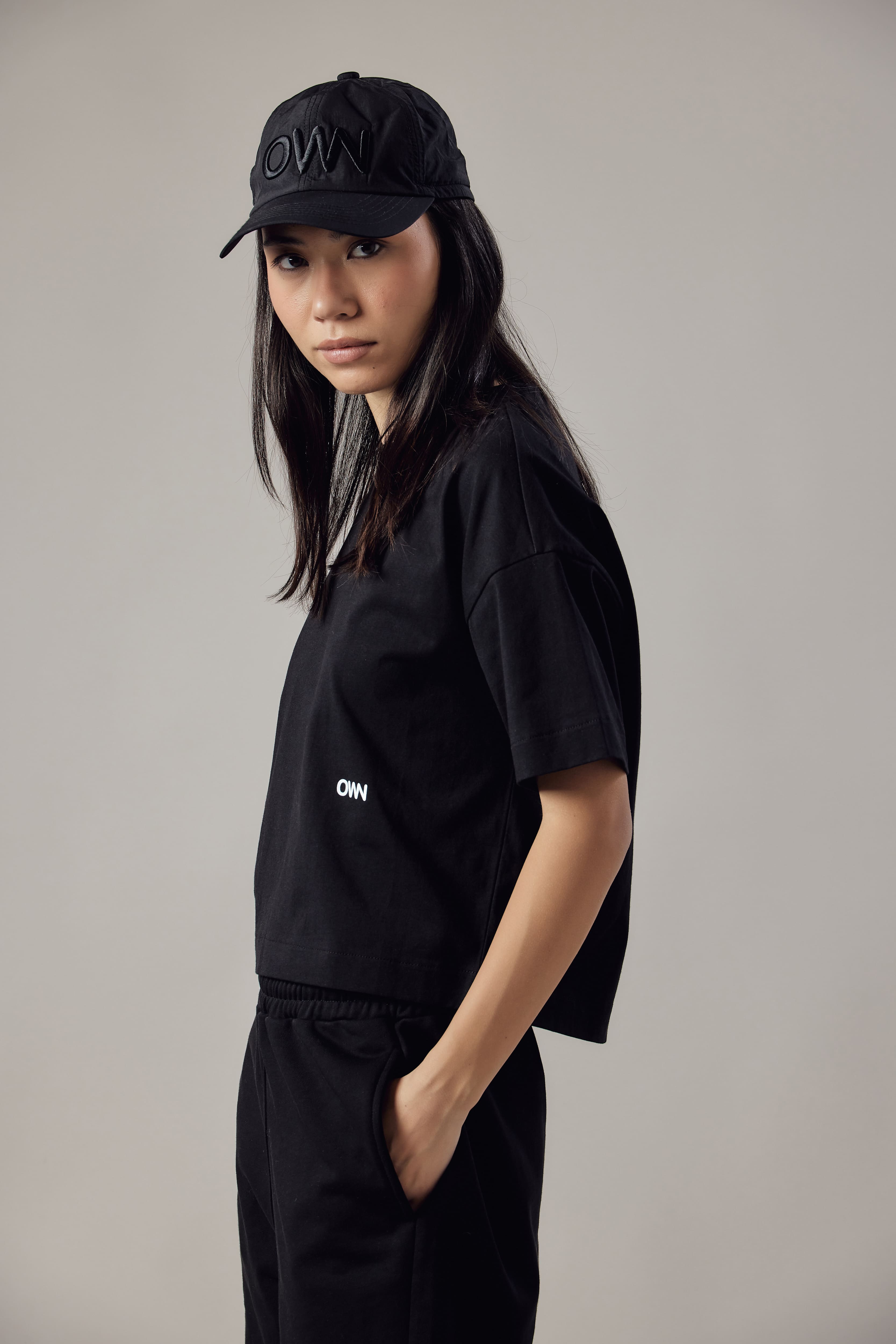 Loose Fit Cropped T-Shirt