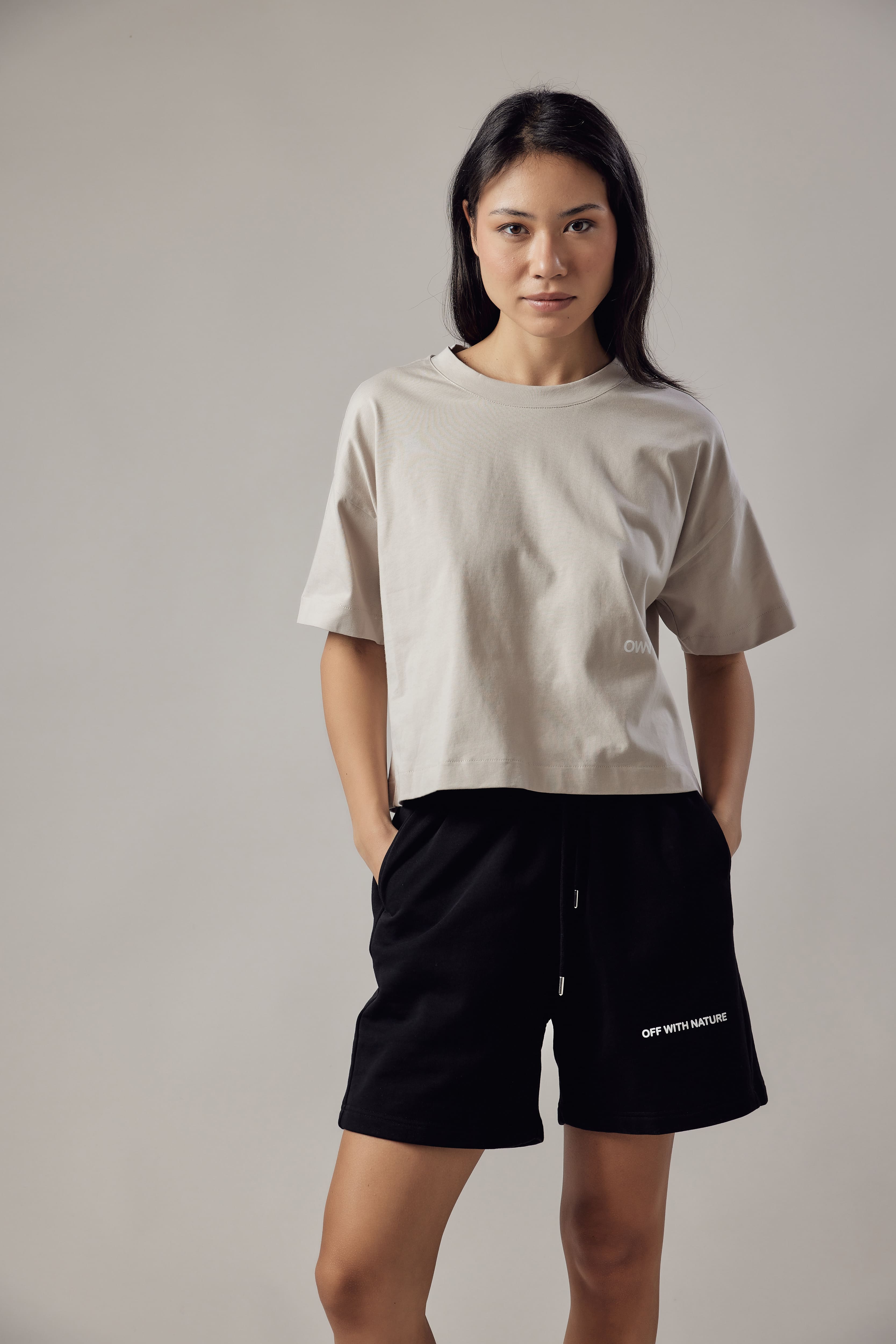 Loose Fit Cropped T-Shirt