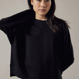 Felpa Girocollo Loose Fit in Interlock