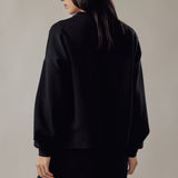 Felpa Girocollo Loose Fit in Interlock