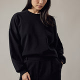 Felpa Girocollo Loose Fit in Interlock