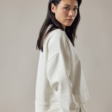 Felpa Girocollo Loose Fit in Interlock