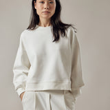 Felpa Girocollo Loose Fit in Interlock