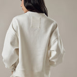 Felpa Girocollo Loose Fit in Interlock