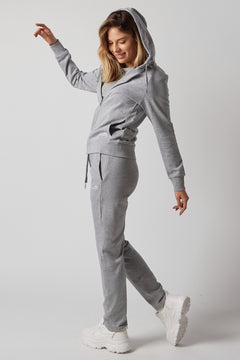 Set Felpa con Cappuccio e Zip + Joggers