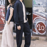 Pantalone in Interlock Navy