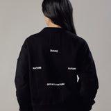 Set Felpa Girocollo + Joggers Loose Fit – Nero