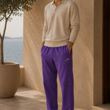 Unisex Oversized Purple Joggers