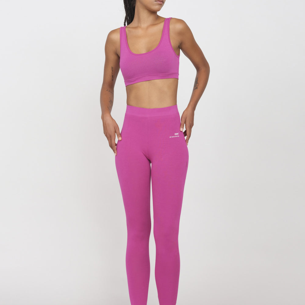 Active Leggings and Sports Top Set