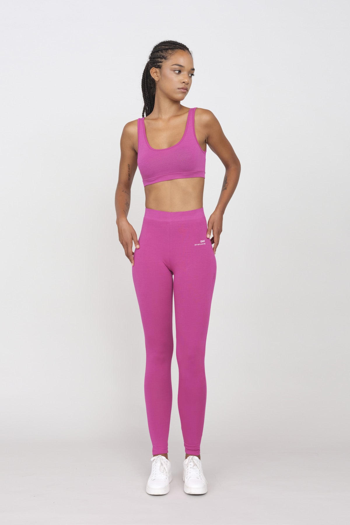 Active Leggings and Sports Top Set