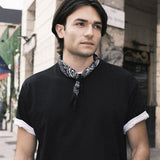 T-Shirt Girocollo in Jersey Black