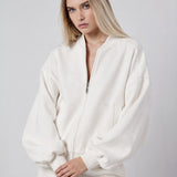 Off-White Interlock Loose Fit Bomber Jacket