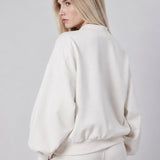 Off-White Interlock Loose Fit Bomber Jacket