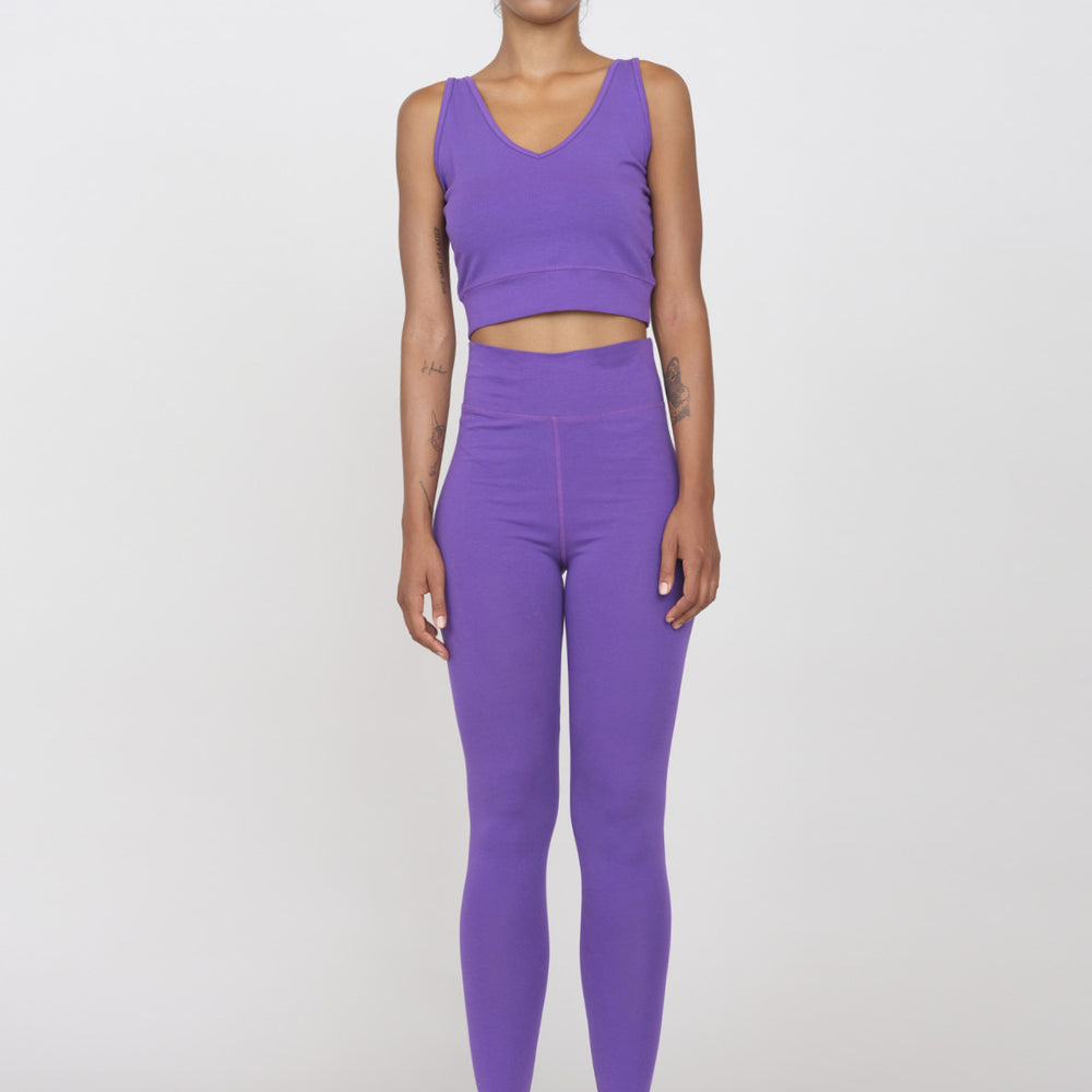 Active Leggings and Sports Top Set