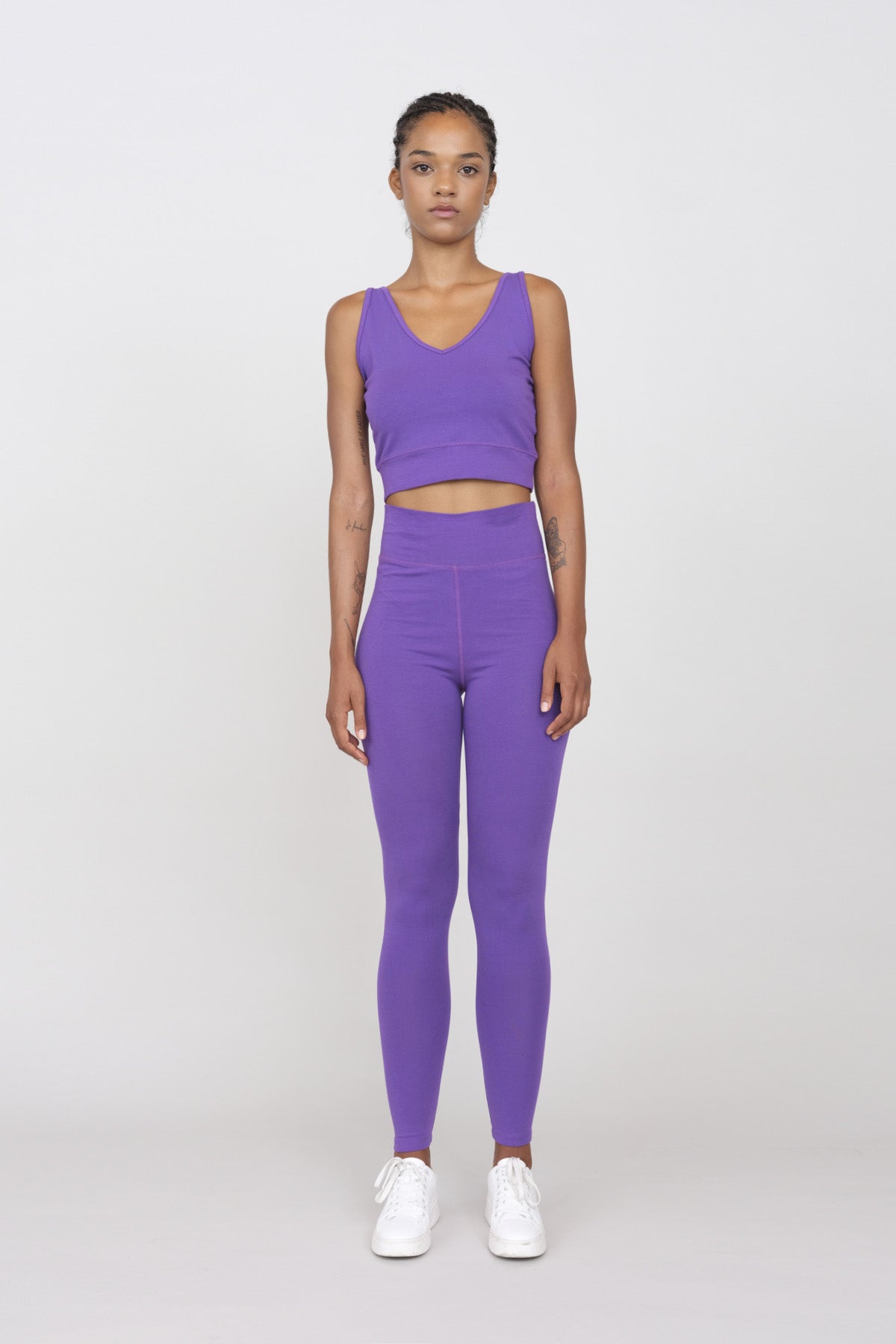 Active Leggings and Sports Top Set