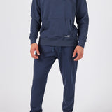 Fleece Hoodie + Fleece Joggers Set Blue