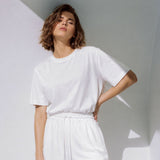 Shorts in Interlock Off White
