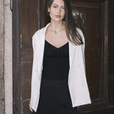 Giacca Blazer Doppiopetto in Interlock Off White