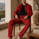 Joggers Dritti Rosso