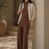 Interlock-Palazzohose Peanut