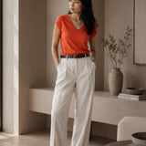 T-Shirt Scollo a V Tomato