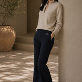 Panta Jazz aus blauem Interlock