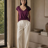 T-Shirt Scollo a V Vinaccia