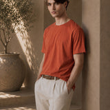 Rundhals-T-Shirt Tomato