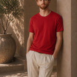 T-Shirt Girocollo Rosso