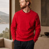 Felpa Girocollo Rosso