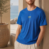 Cobalt Blue Logo Crewneck T-Shirt