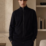 Felpa con Zip Nero