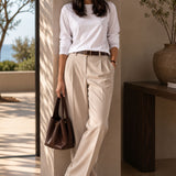 T-Shirt a Manica Lunga Bianco