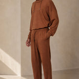 Joggers in Interlock Peanut