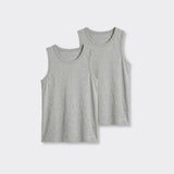 Canotta Grigio Chiaro Melange - Set da 2