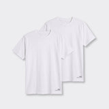 T-Shirt Girocollo Elasticizzata Bianco - Set da 2