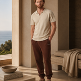Joggers Felpati Marrone