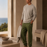 Khaki Fleece Joggers
