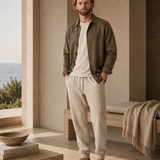 Joggers Felpati Ecru