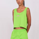 Apple Green Raw Cut Shorts