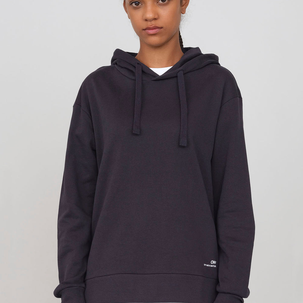 Hoodie with side slits