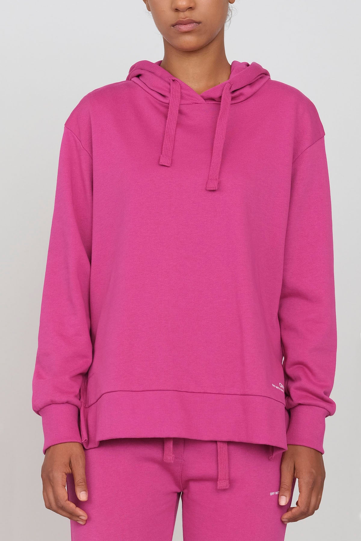 Hoodie with side slits